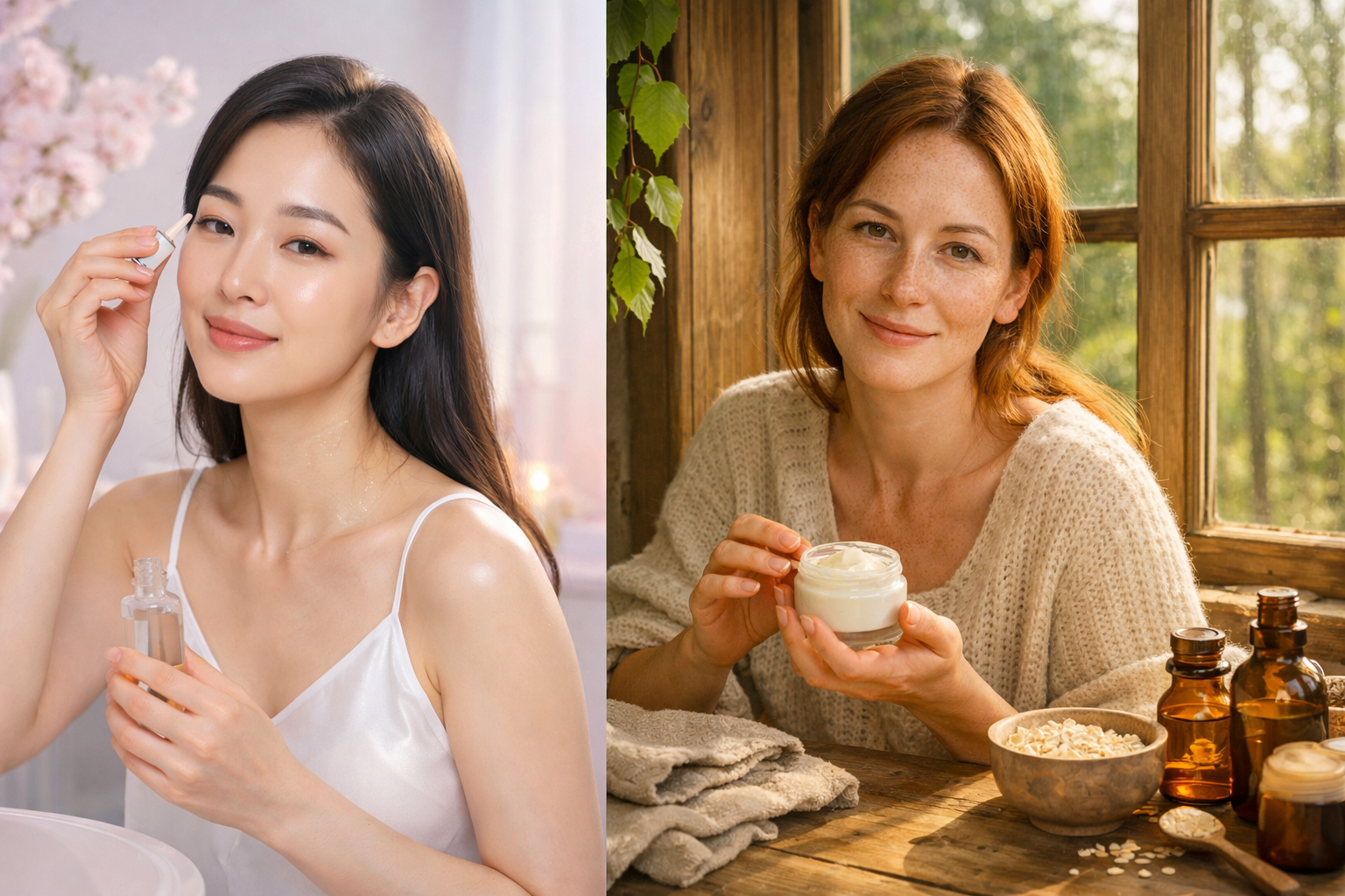 skincare coreana e skincare polacca a confronto
